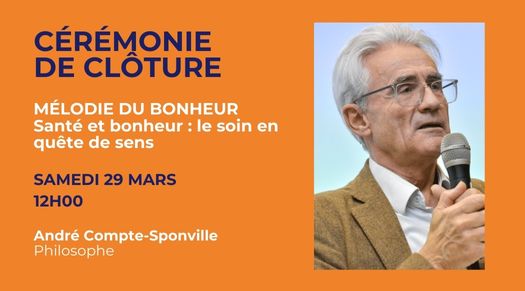 Affiche Keynote Cérémonie de clôture - André Compte-Sponville